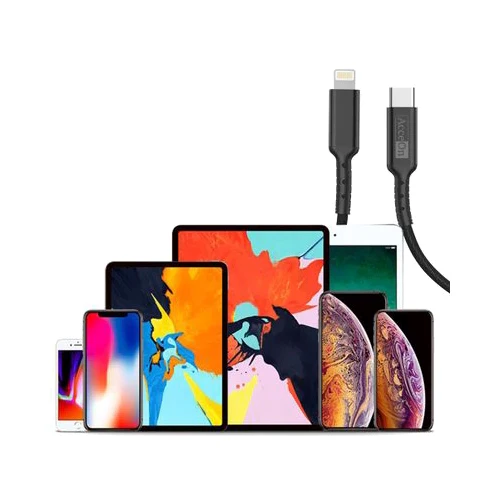 Acceon Type C To Lghtning Cable Black - Image 3
