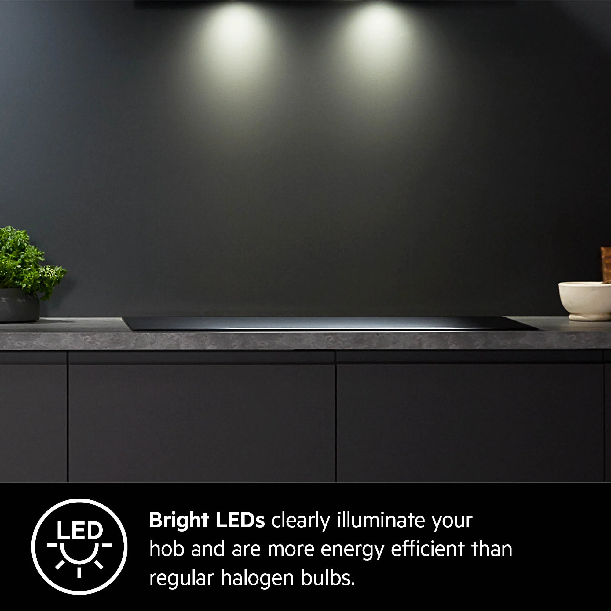 AEG Built-in Traditional Chimney Hood 60cm, Breeze Function, LED lighting, Washable filters, Silver, DKB4650M - Image 5