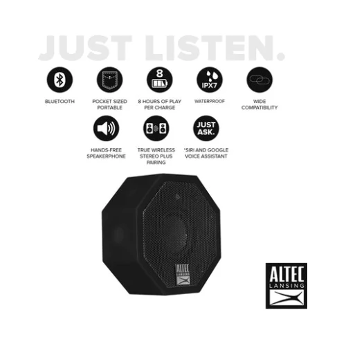 Altec Lansing Solo Bluetooth Speaker Black - Image 2