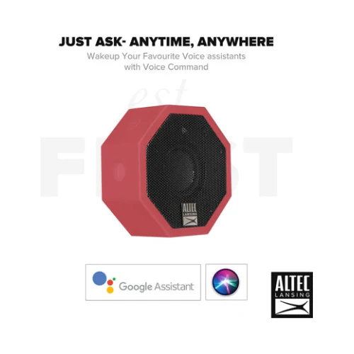 Altec Lansing Solo Bluetooth Speaker Red - Image 4