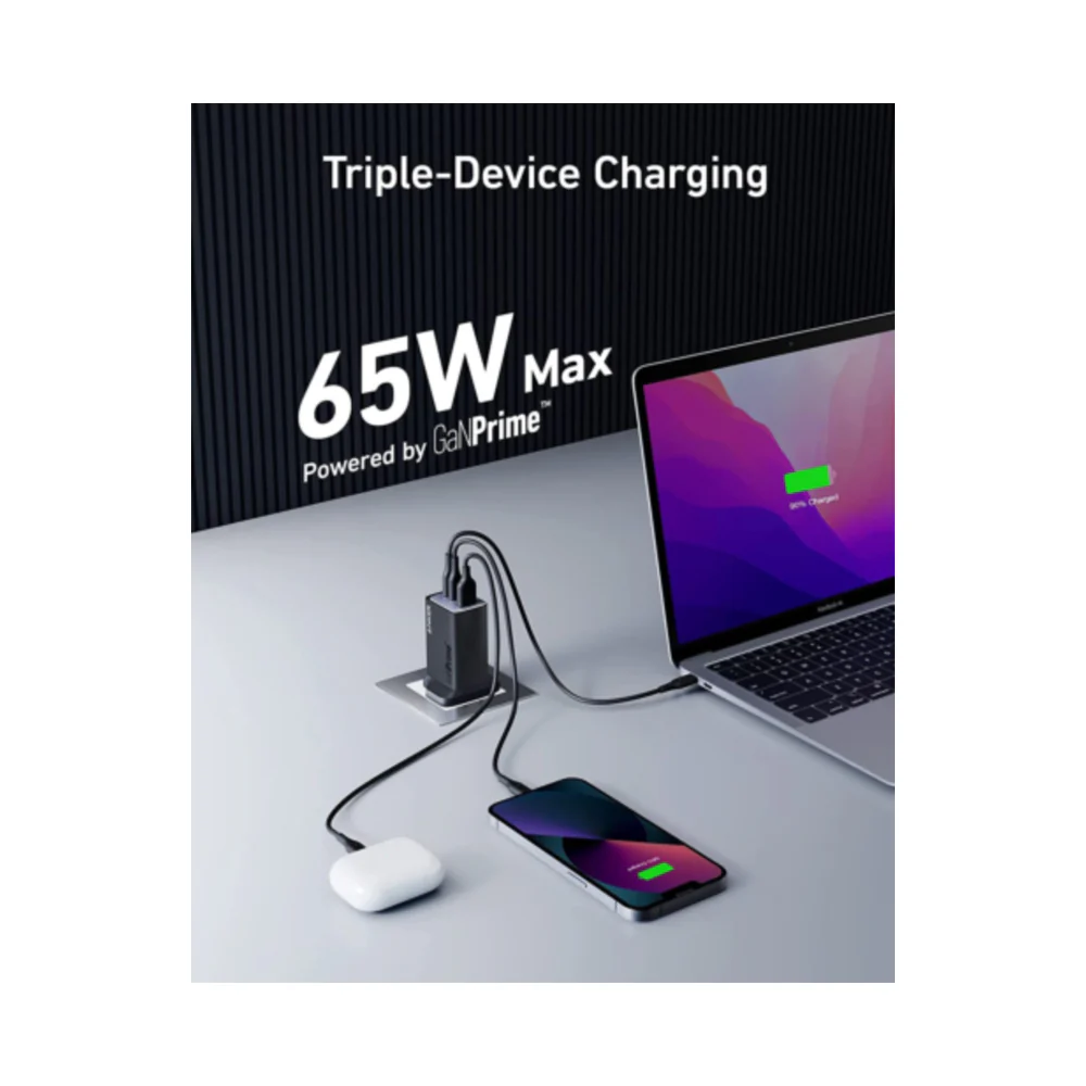 Anker GanPrime Charger 65W Black - Image 3