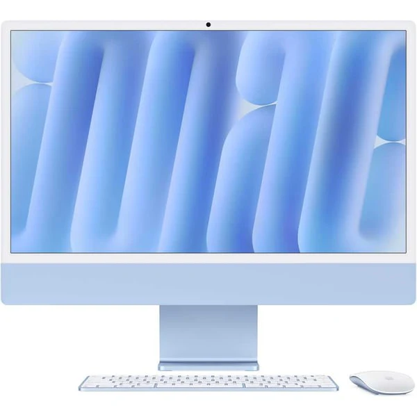 Apple iMac  24-inch (2024), M4 chip with 10-core CPU, 16GB RAM, 512GB SSD, 10-core GPU, 4.5K Retina Display, English Keyboard, UAE Version, Blue, MWV33ZS/A