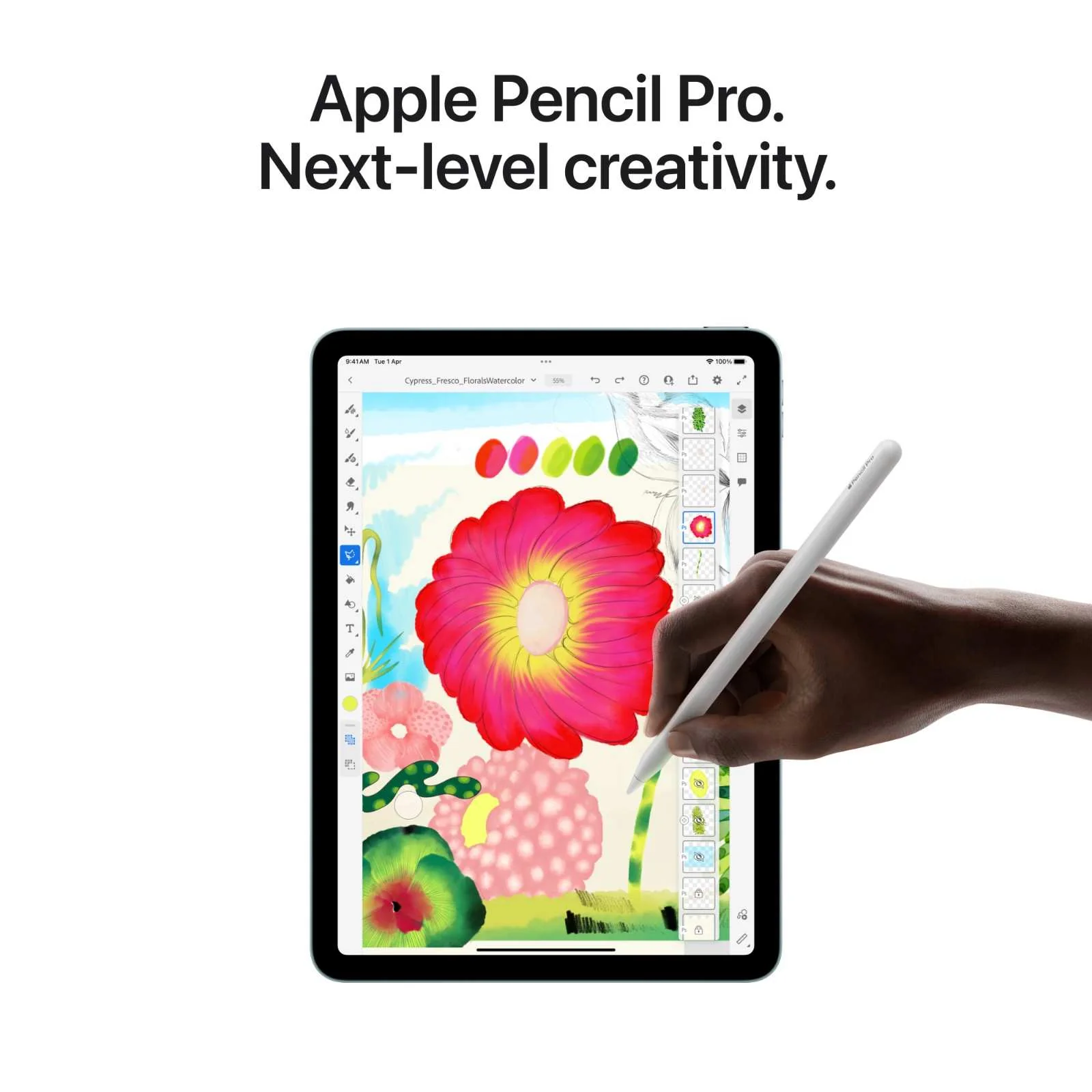 Apple iPad Air 11 M3 Chip, 1TB Storage, Wi-Fi, Purple, UAE Version - Image 6