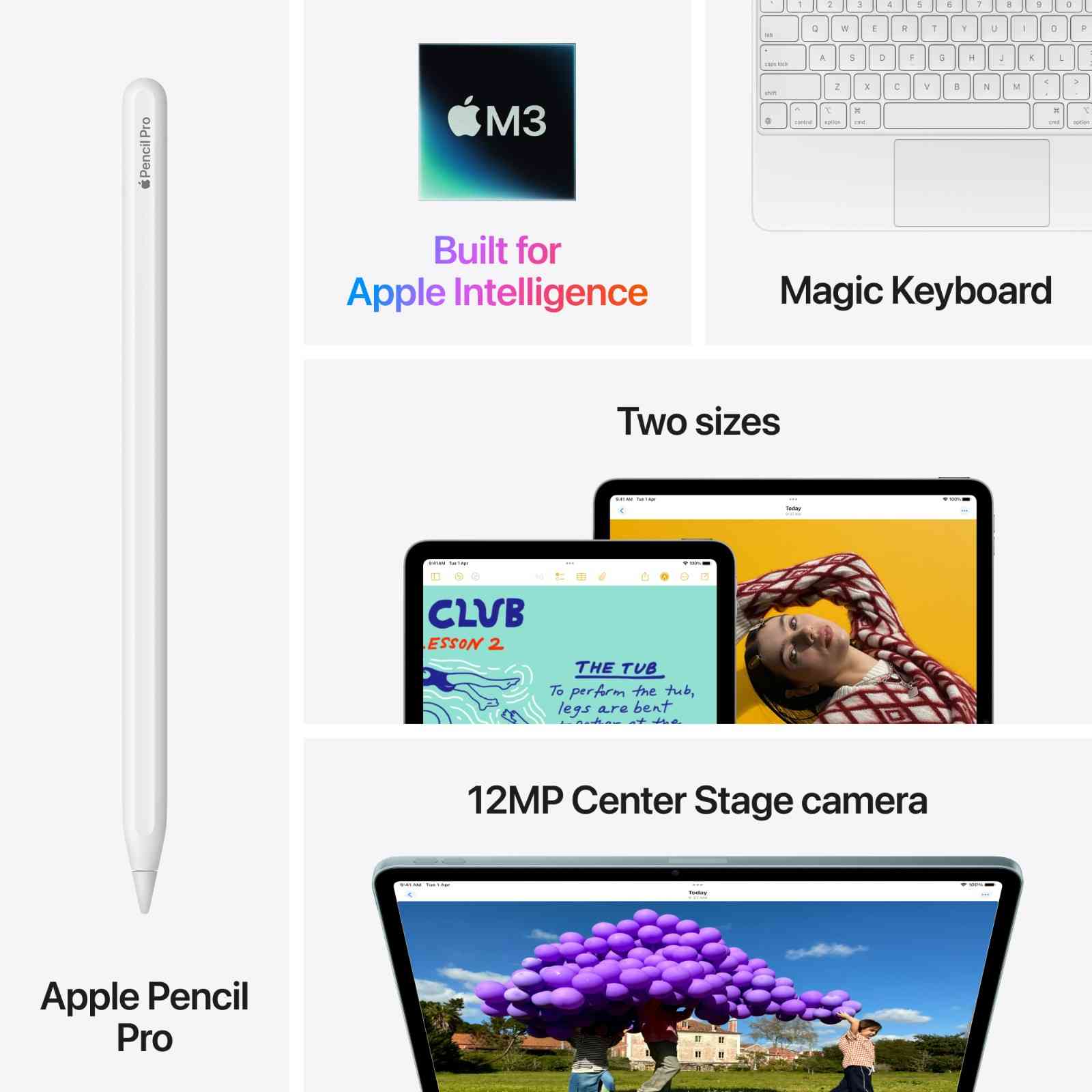 Apple iPad Air 11 M3 Chip, 1TB Storage, Wi-Fi, Space Gray, UAE Version - Image 9