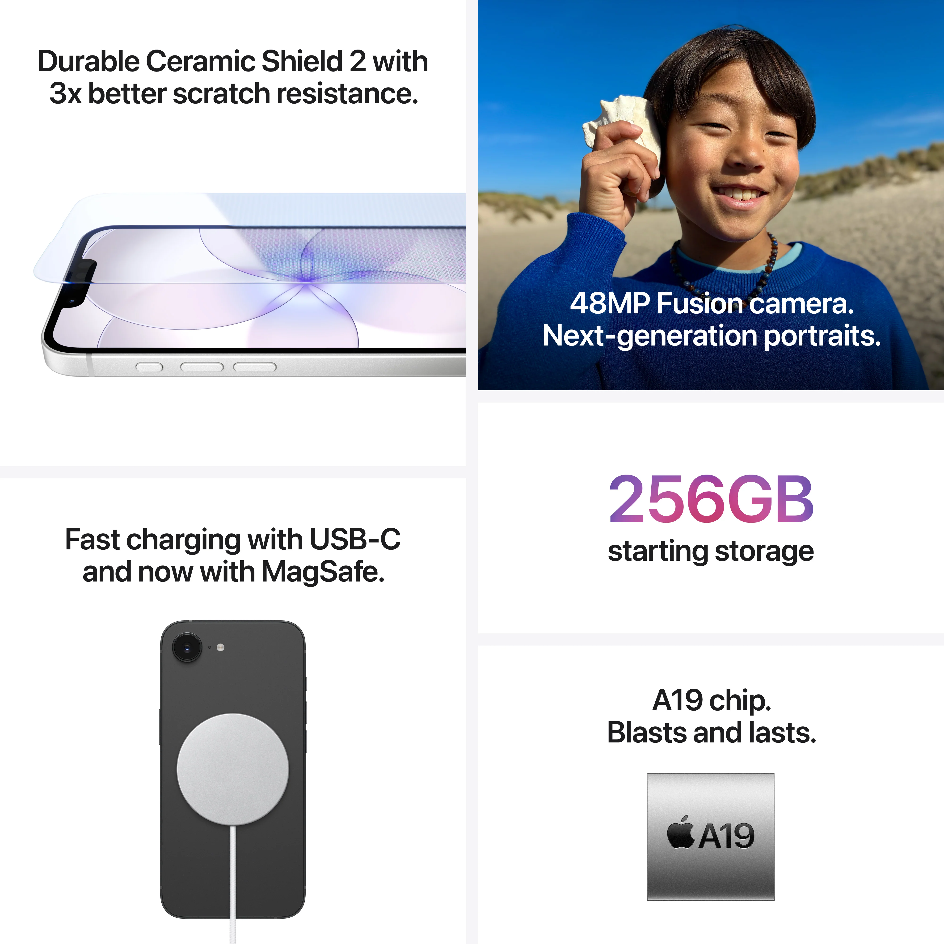 Apple iPhone 17e 256GB 5G Smartphone – White - Image 6