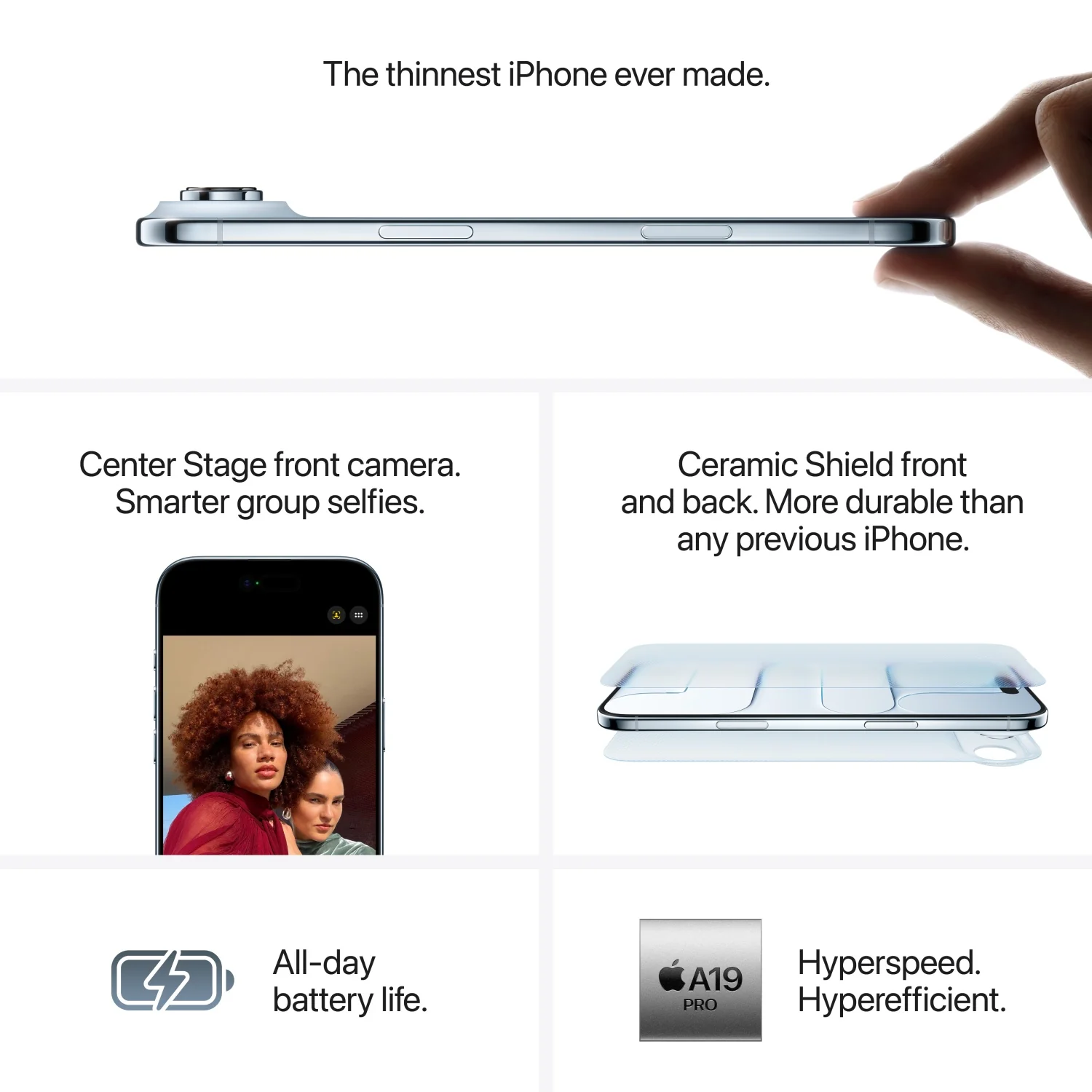 Apple iPhone Air 1TB Storage, Cloud White - UAE Version - Image 6