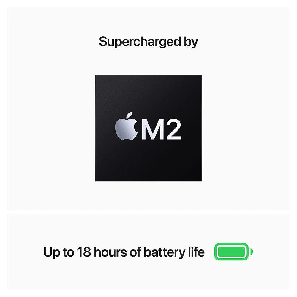 Apple Macbook Air 13-inch (2024), M2 chip with 8-core CPU, 16GB RAM, 256GB SSD, 8-core GPU, 13.6-inch Liquid Retina XDR display, Arb-Eng Keyboard, UAE Version, Midnight, MC7X4AB/A - Image 4