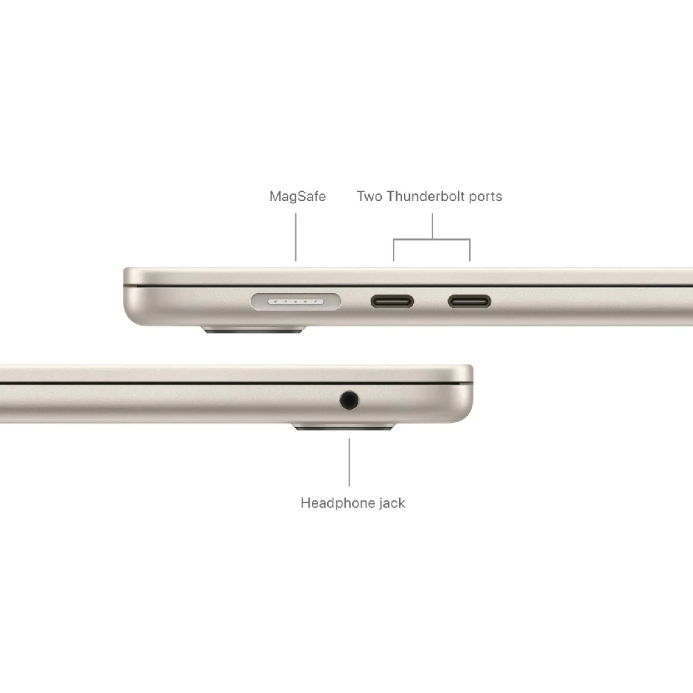 Apple MacBook Air 15-Inch M3 chip with 8 core CPU and 10 core GPU 8GB/256GB SSD Starlight - Image 7
