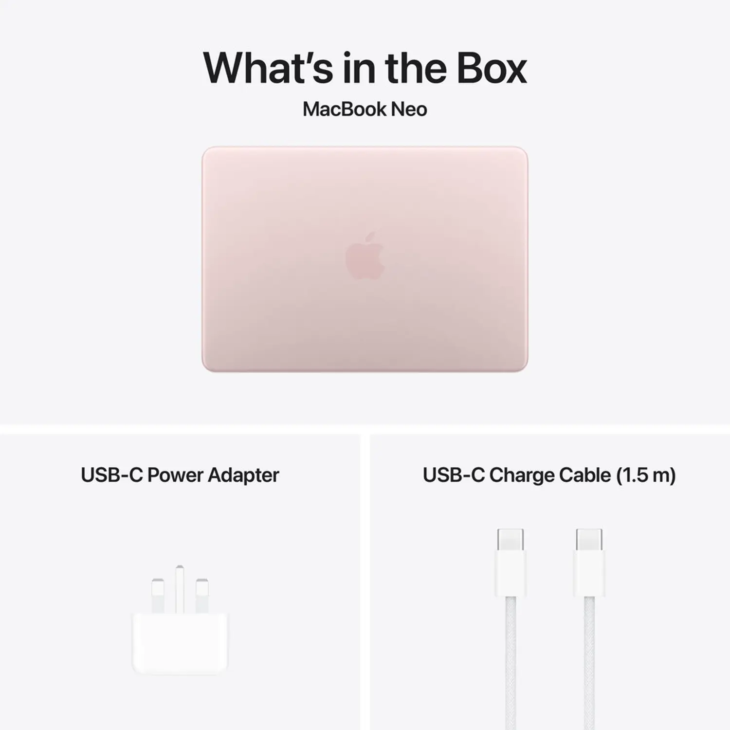 Apple MacBook Neo 13-inch Laptop (2026) – 8GB RAM / 256GB SSD / Apple Silicon Chip / Touch ID / macOS / Blush / English & Arabic Keyboard / Middle East Version – MHFH4ZS/A - Image 2
