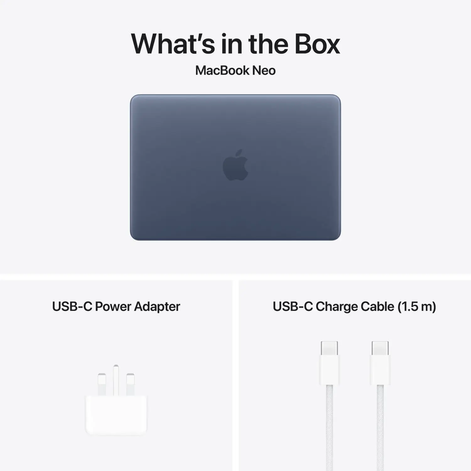 Apple MacBook Neo 13-inch Laptop (2026) – 8GB RAM / 256GB SSD / Apple Silicon Chip / Touch ID / macOS / Indigo / English & Arabic Keyboard / Middle East Version – MHFF4AB/A - Image 3