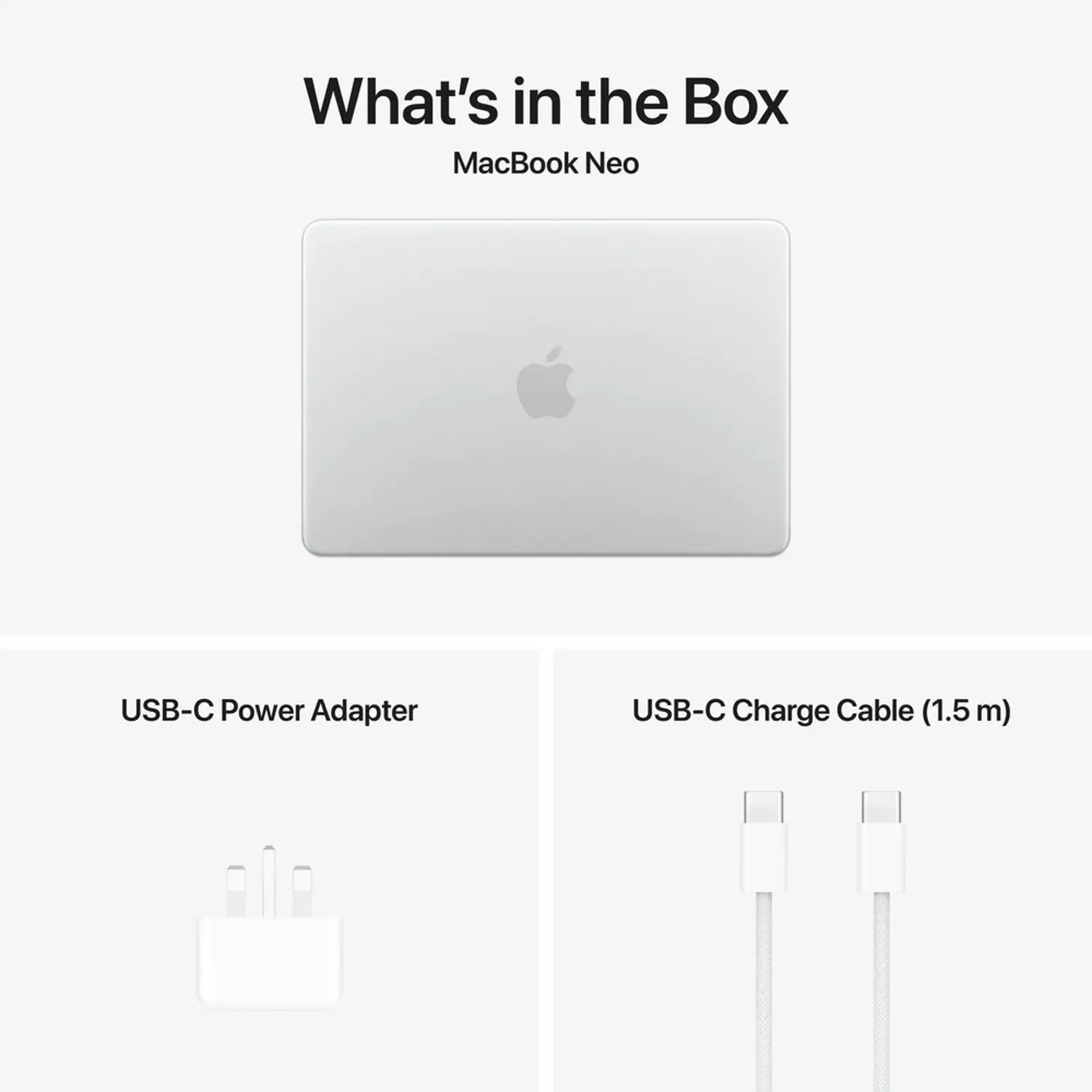 Apple MacBook Neo 13-inch Laptop (2026) – 8GB RAM / 512GB SSD / Apple Silicon Chip / Touch ID / macOS / Silver / English & Arabic Keyboard / Middle East Version – MHFC4AB/A - Image 3