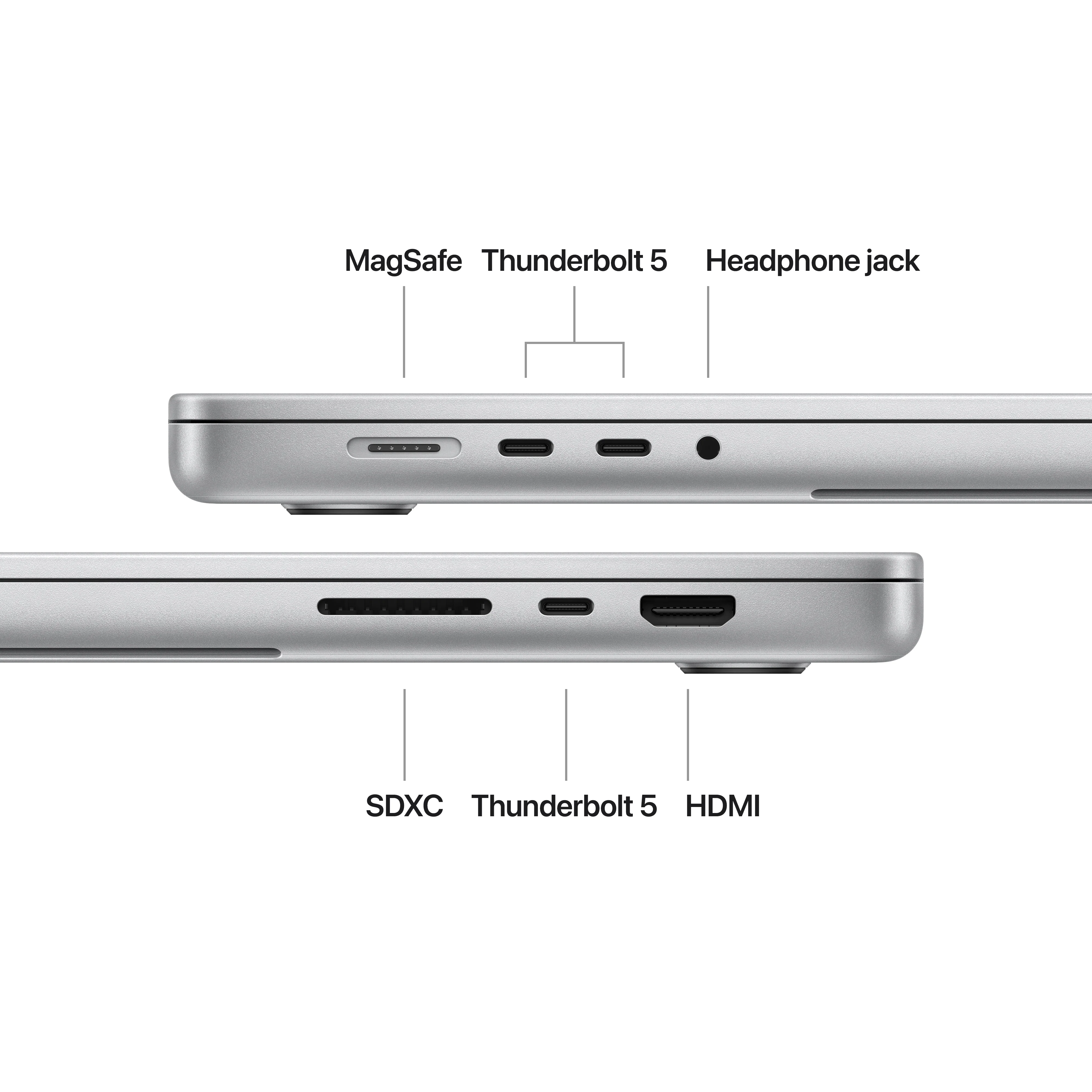 Apple Macbook Pro 16-inch (2024), M4 Max chip with 14-core CPU, 36GB RAM, 1TB SSD, 32-core GPU, 16.2-inch Liquid Retina XDR display, Arb-Eng Keyboard, UAE Version, Silver, MX2V3AB/A - Image 7