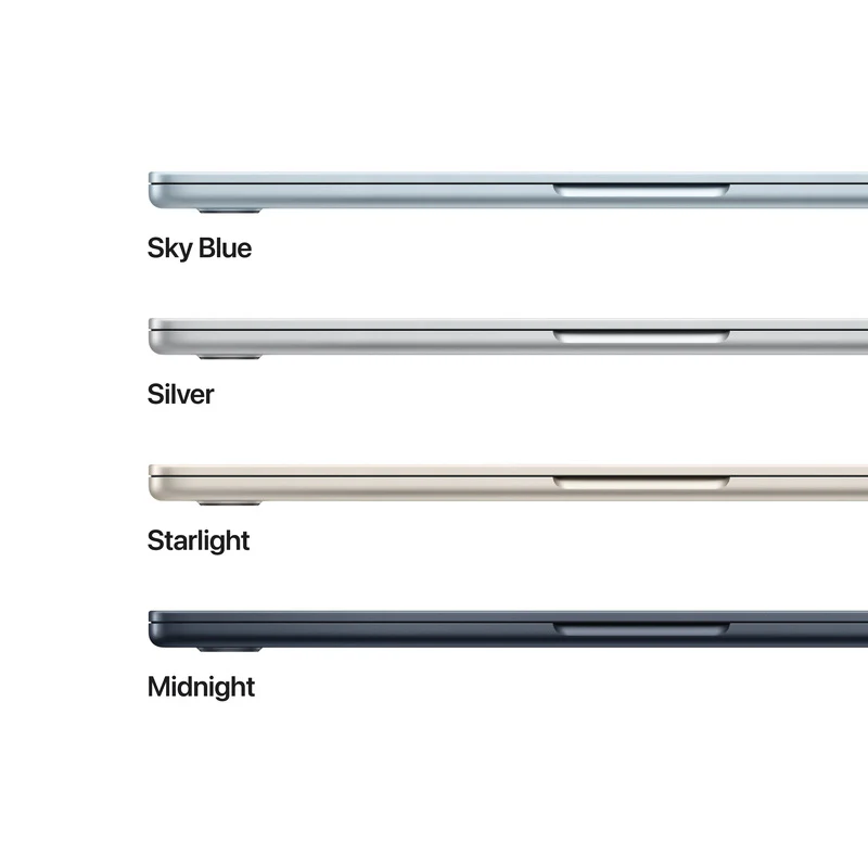 Apple MacBook Air 13, 13.6-inch display, M4, 16GB RAM, 256GB Storage, English-Arabic Keyboard, Silver (2025) - Image 3