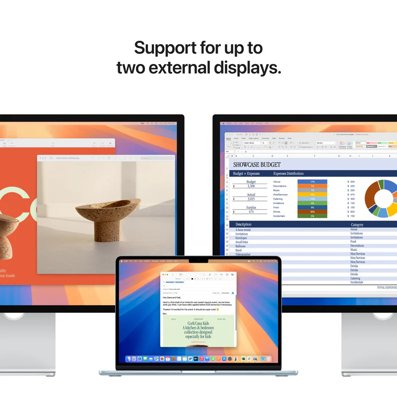 Apple MacBook Air 13, 13.6-inch display, M4, 16GB RAM, 256GB Storage, English-Arabic Keyboard, Silver (2025) - Image 9