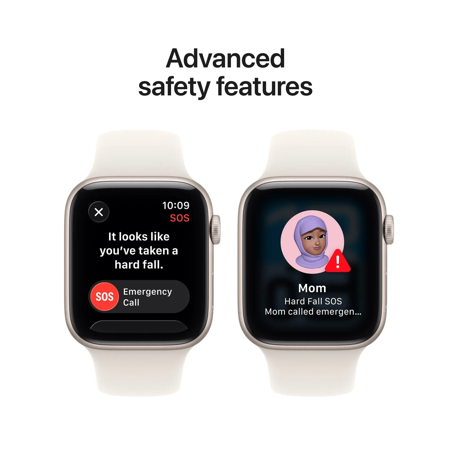 Apple Watch SE 3 GPS 44mm, Starlight Aluminium Case with Starlight Sport Band, M/L - Image 7