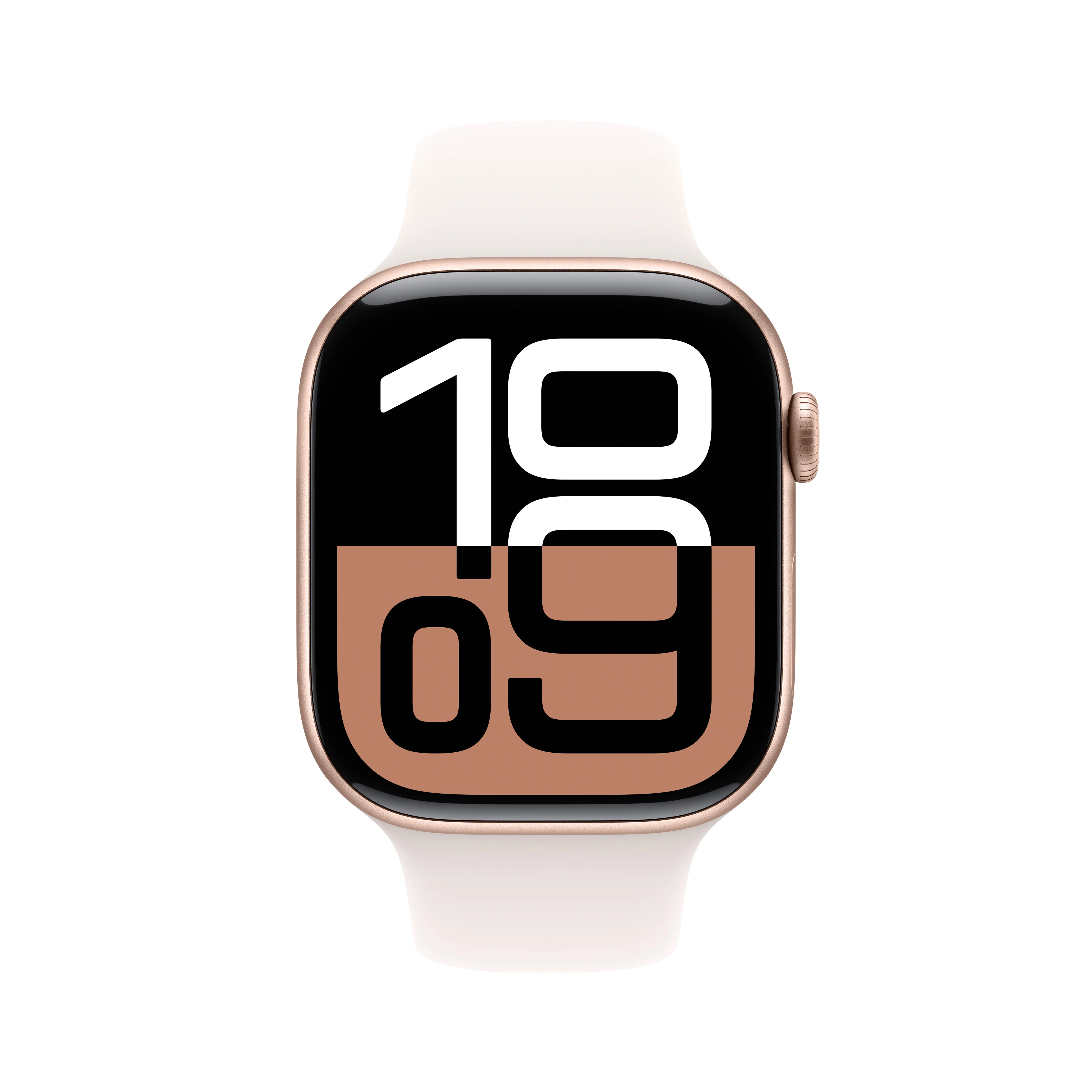 Apple Watch Series 10 GPS 42mm Rose Gold Aluminium Case with Light Blush Sport Band - M/L, MWWJ3QA/A - Image 2