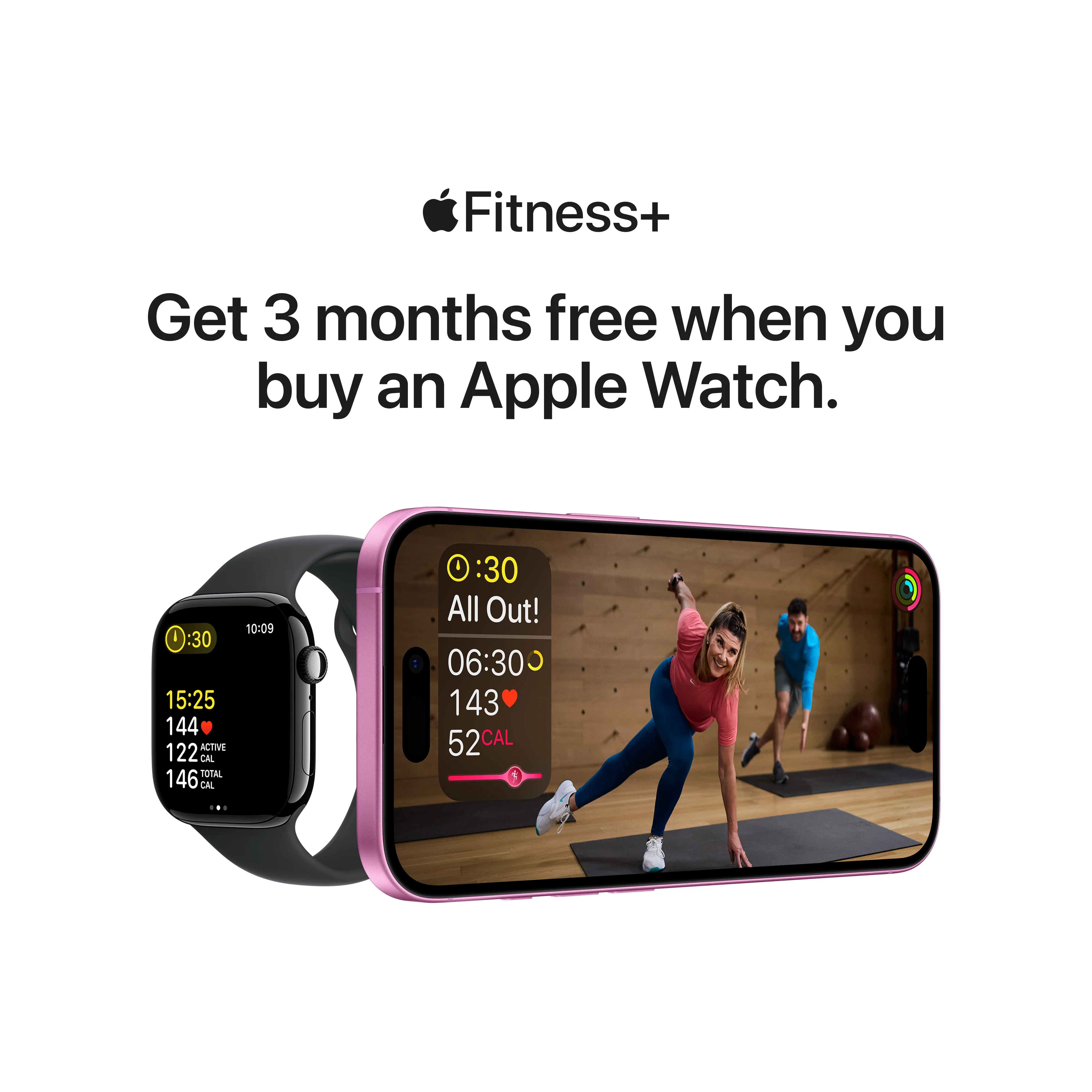 Apple Watch Series 10 GPS + Cellular 46mm Rose Gold Aluminium Case with Light Blush Sport Band - S/M, MWY63QA/A - Image 10