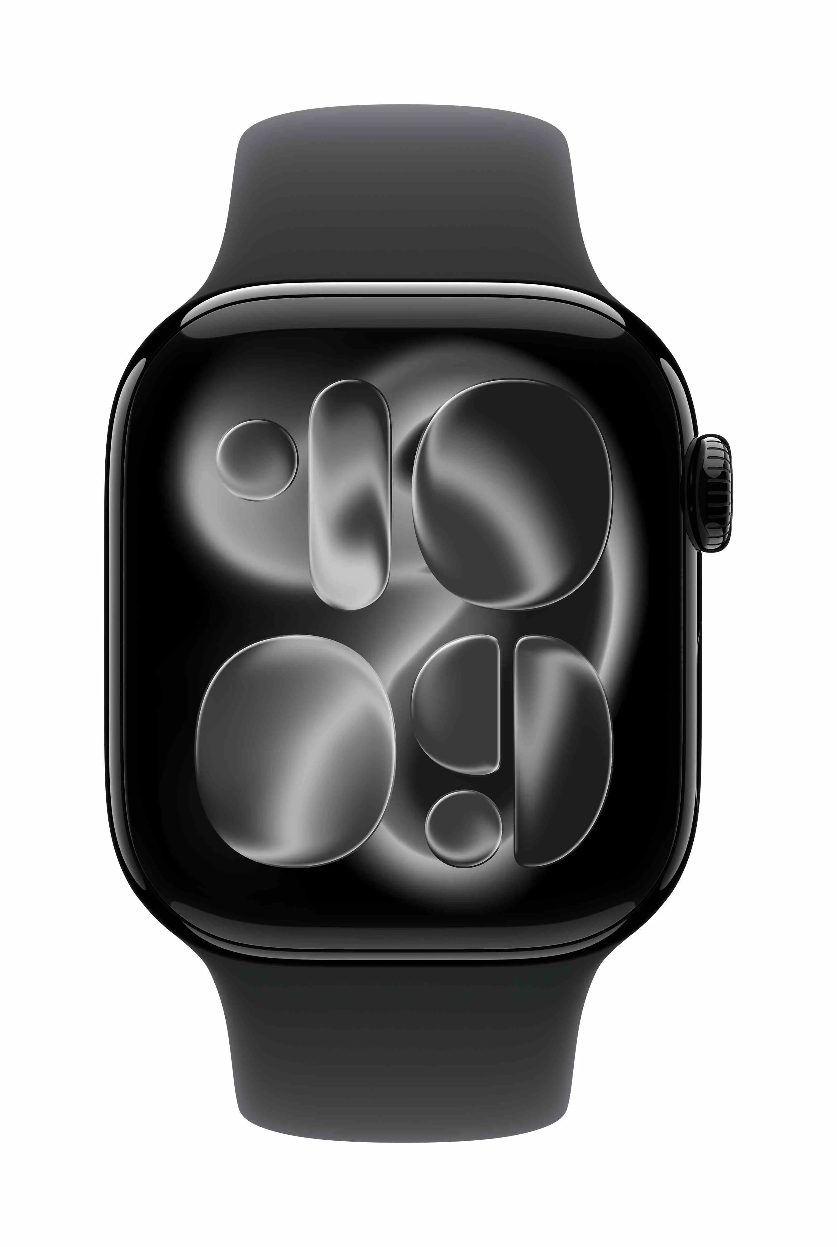 Apple Watch Series 11 GPS 42mm, Jet Black Aluminium Case with Black Sport Band, S/M - Image 2
