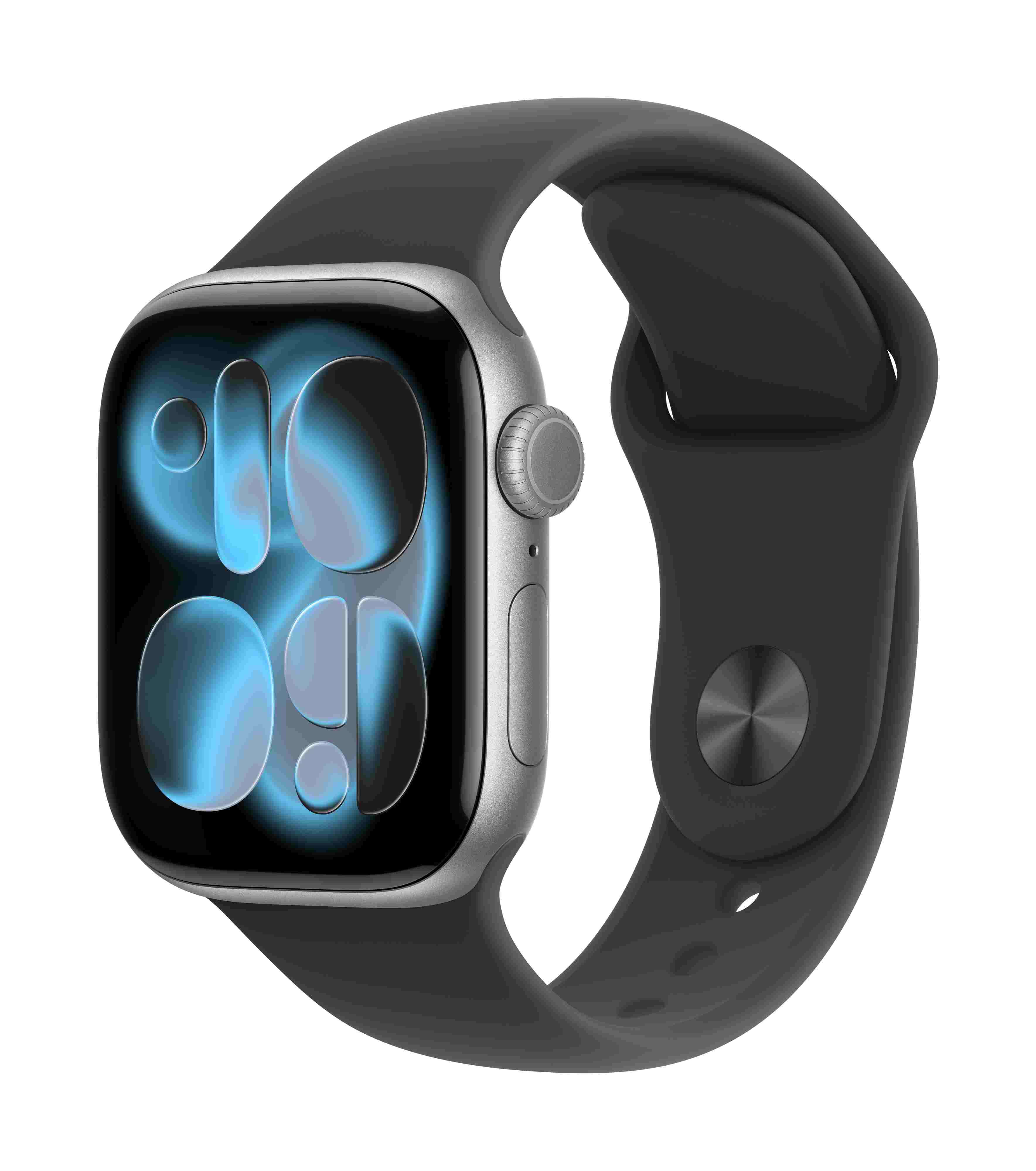 Apple Watch Series 11 GPS 42mm, Space Grey Aluminium Case with Black Sport Band, M/L