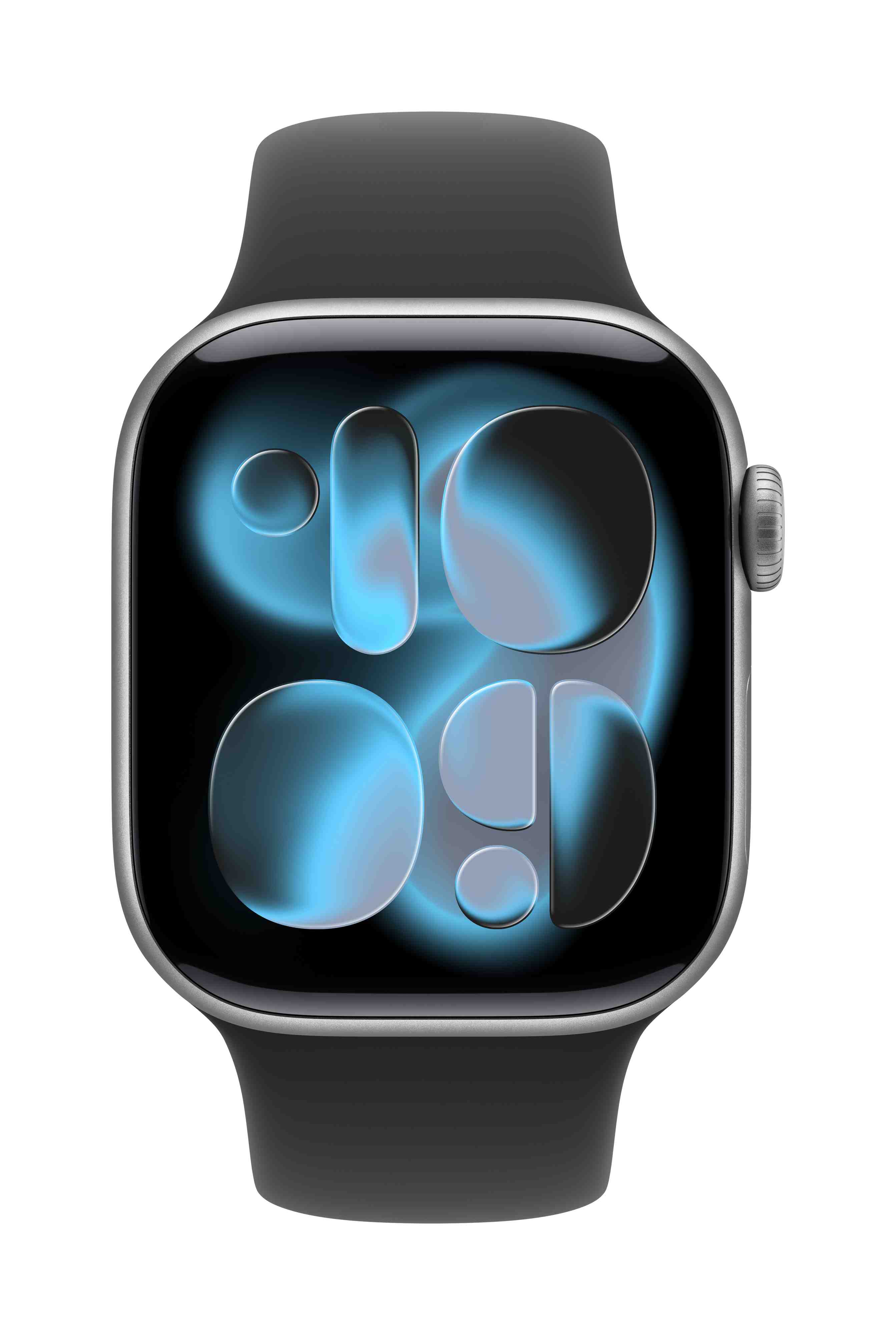 Apple Watch Series 11 GPS 42mm, Space Grey Aluminium Case with Black Sport Band, M/L - Image 2