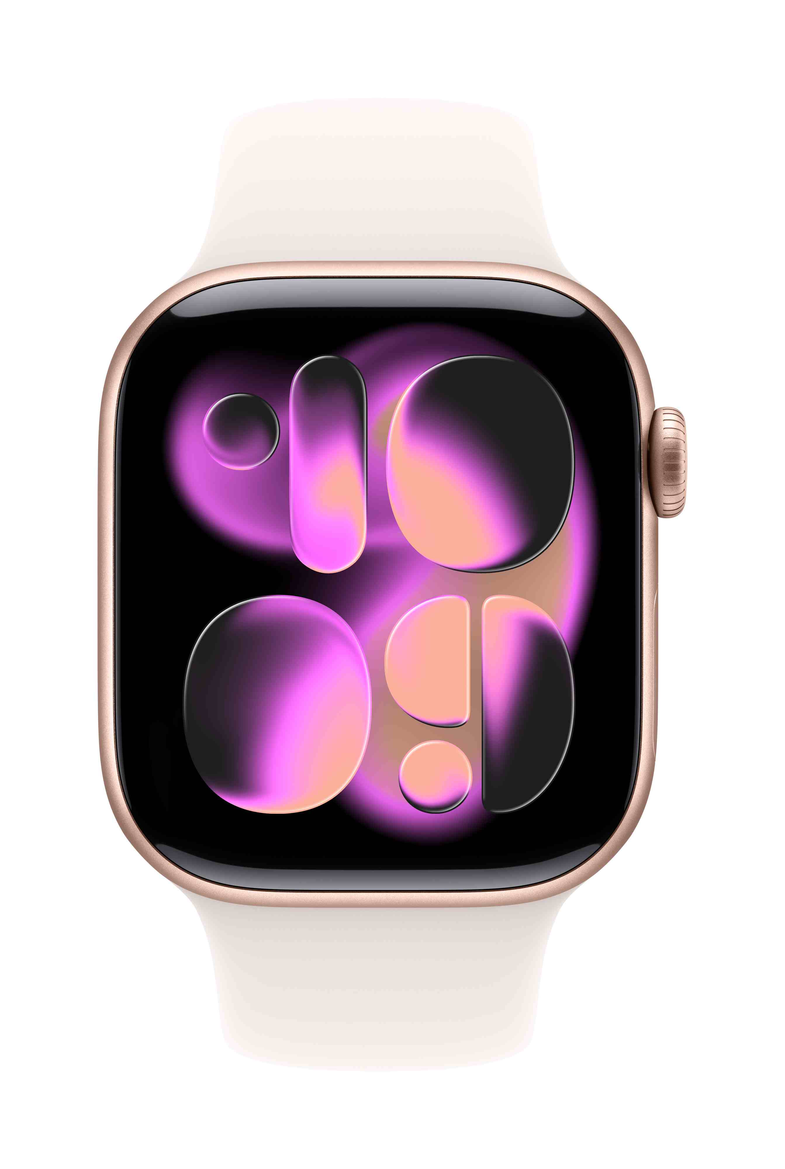 Apple Watch Series 11 GPS + Cellular 42mm, Rose Gold Aluminium Case with Light Blush Sport Band, S/M - Image 2