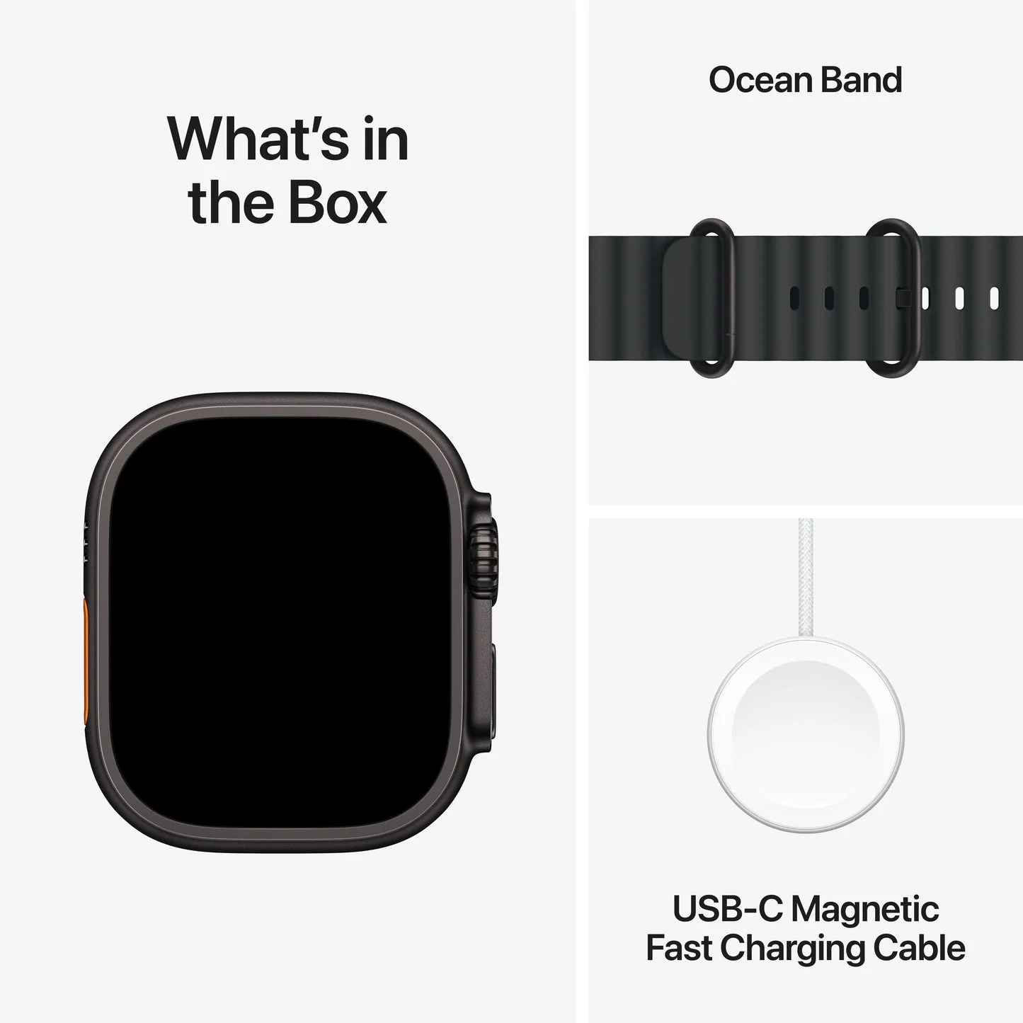 Apple Watch Ultra 3 GPS + Cellular 49mm, Black Titanium Case with Black Ocean Band - Image 7