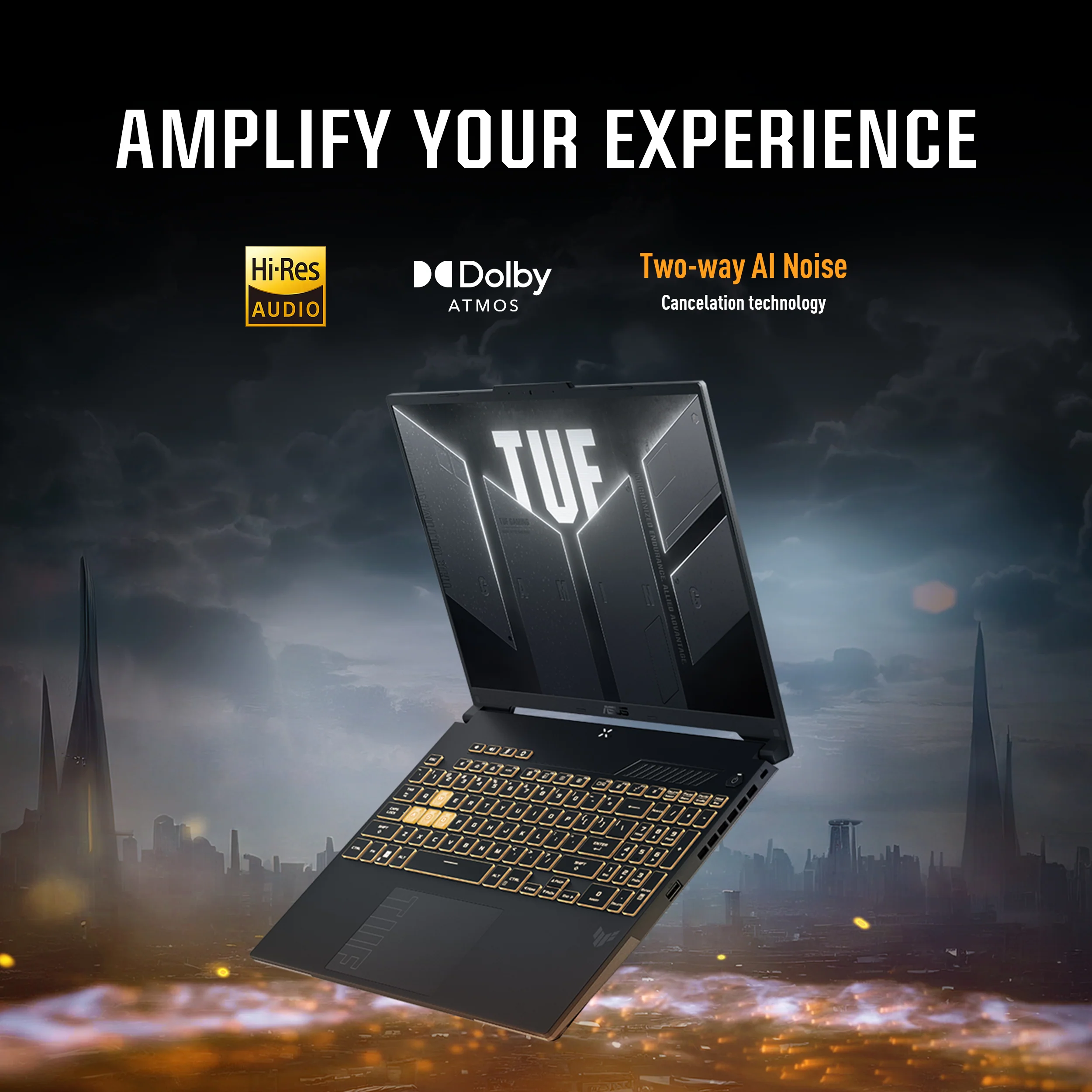 Asus TUF F16 Gaming Laptop Intel Core 5-210H, 16GB RAM, 512GB SSD, 16-inch display, Gray - Image 8