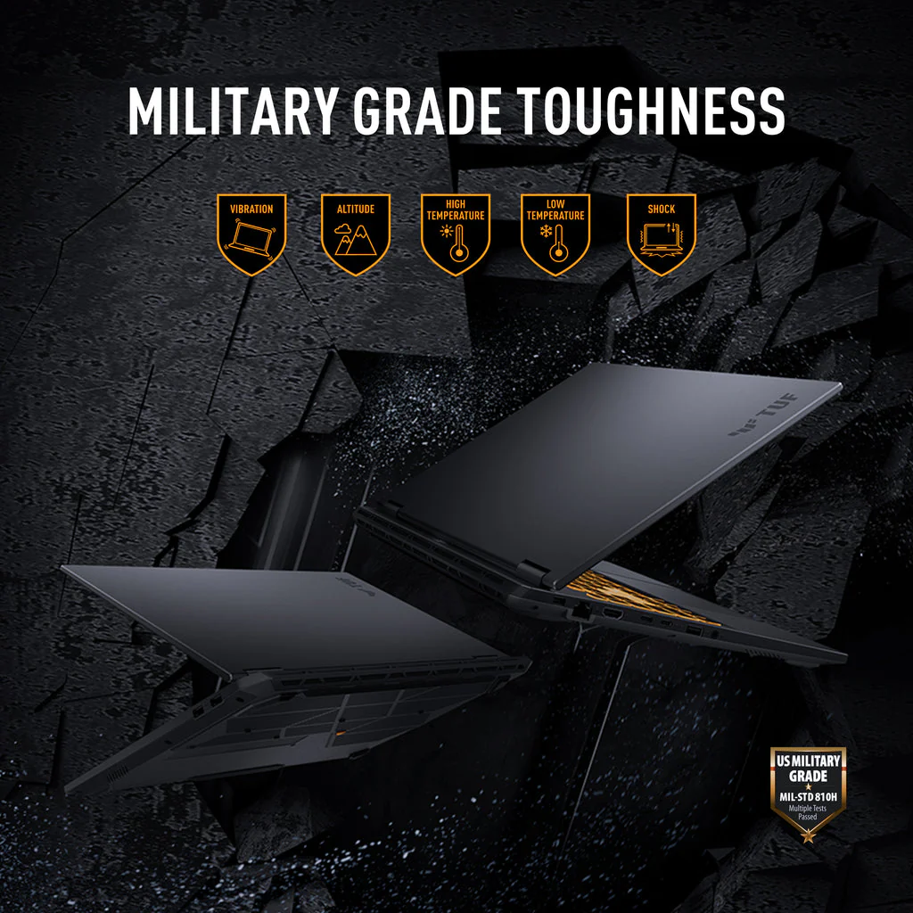 Asus TUF F16 Gaming Laptop Intel Core i7-14650HX, 16GB RAM, 1TB SSD, 8GB NVIDIA GeForce RTX 5050 Graphics, 16-inch display, Jaeger Gray, FX608JHR-RV001W - Image 6