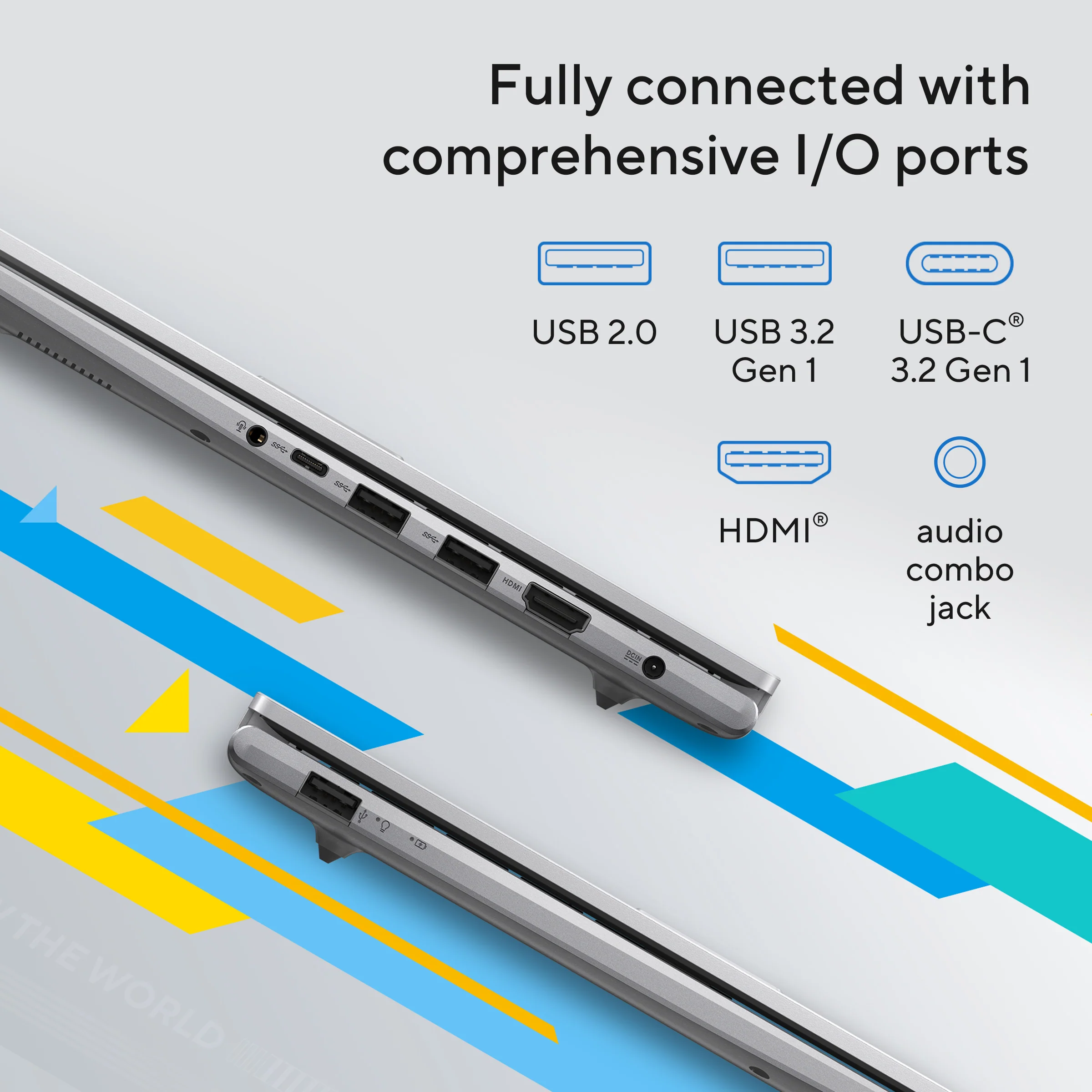 Asus Vivobook 14 Laptop Intel Core i5-1334U, 8GB RAM, 512GB SSD, 14-inch FHD display, Quiet Blue, X1404VA-NK884W - Image 3