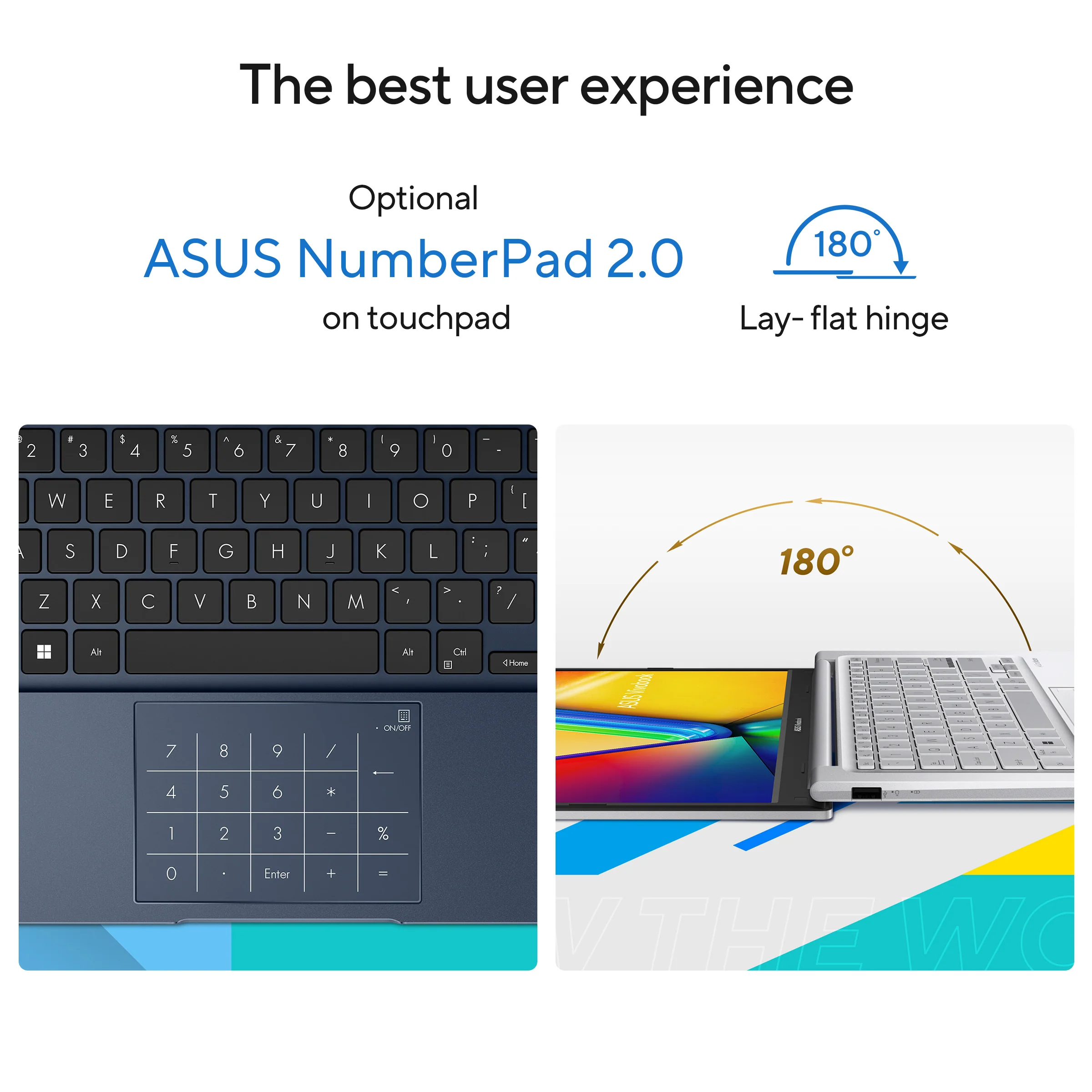 Asus Vivobook 14 Laptop Intel Core i5-1334U, 8GB RAM, 512GB SSD, 14-inch FHD display, Quiet Blue, X1404VA-NK884W - Image 6