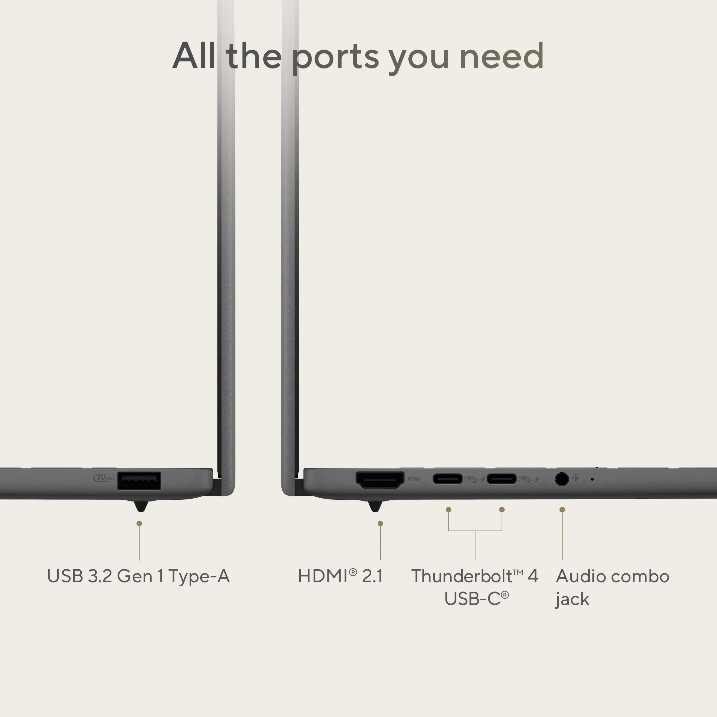 Asus Zenbook A14 Notebook, 12 CORE Hamoa Snapdragon X Elite X1E 78 100, 32GB RAM, 1TB Storage, 14-inch WUXGA (1920 x 1200) OLED 16:10, Qualcomm Hexagon NPU Graphics up to 45TOPS, Win 11 Home, Zabriskie Beige - Image 14