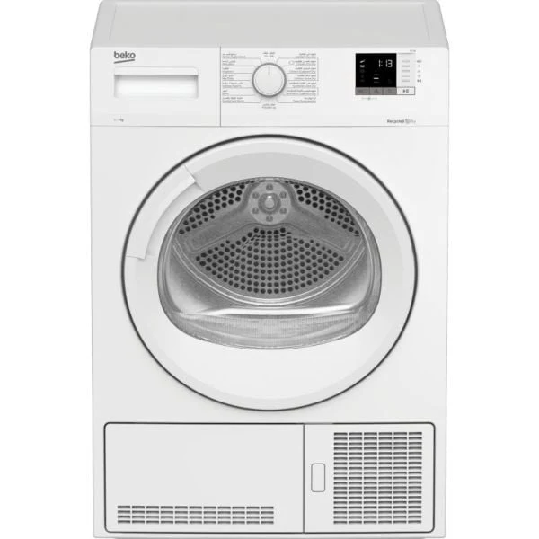 BEKO DC7W DRYER, 7 kg capacity, Condenser Dryer, Knob Control, 220-240 Volts, 50 Hz, 7 kg capacity, Turkey, white - Image 2