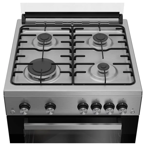 Beko Gas Cooker, 60 CM, 1 Year Warranty, Inox, FSHT61121DXL - Image 3