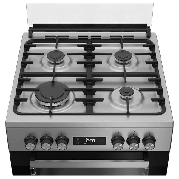 Beko Gas Cooker, 60 CM, 1 Year Warranty, Inox, FSM61330DXDSL - Image 3