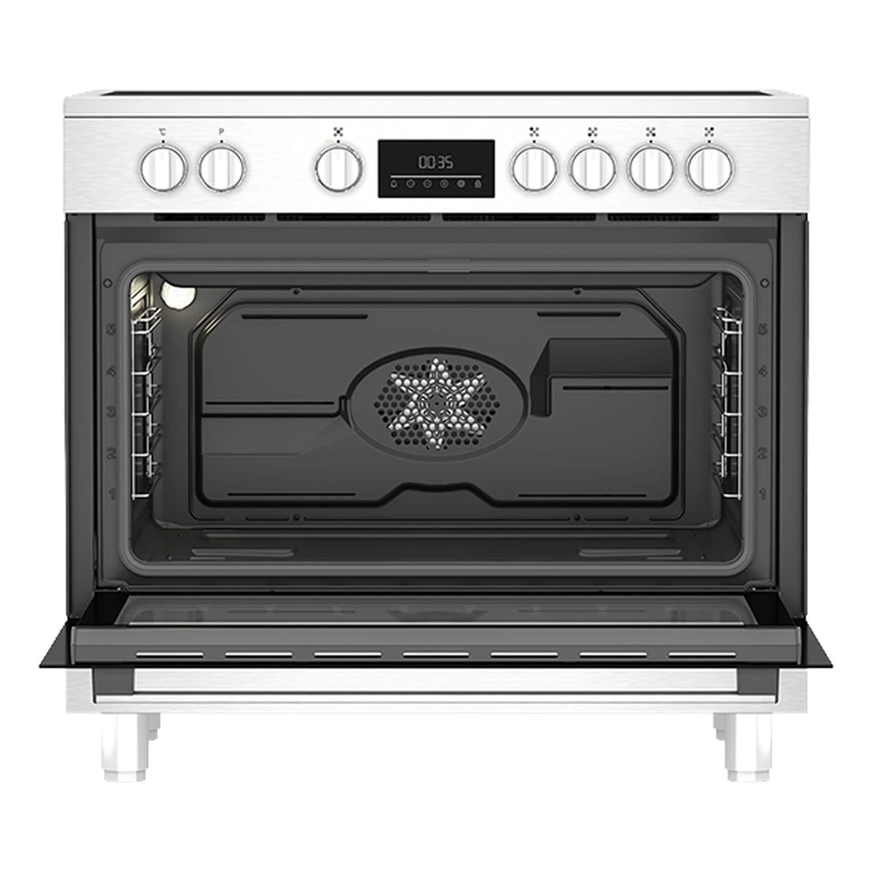 Beko Electric Cooker, 90 CM, 1 Year Warranty, Inox, BGM 30203 EX - Image 6