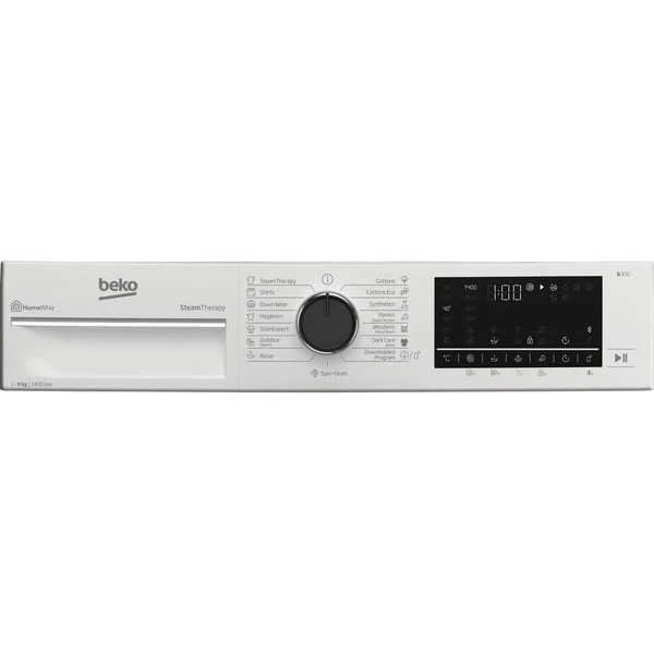BEKO  WTV9314XW  WASHER, 9 kg Capacity, 1400 RPM, Knob Control, 220-240 Volts, 50 Hz, 9 kg Capacity, Turkey, white - Image 4