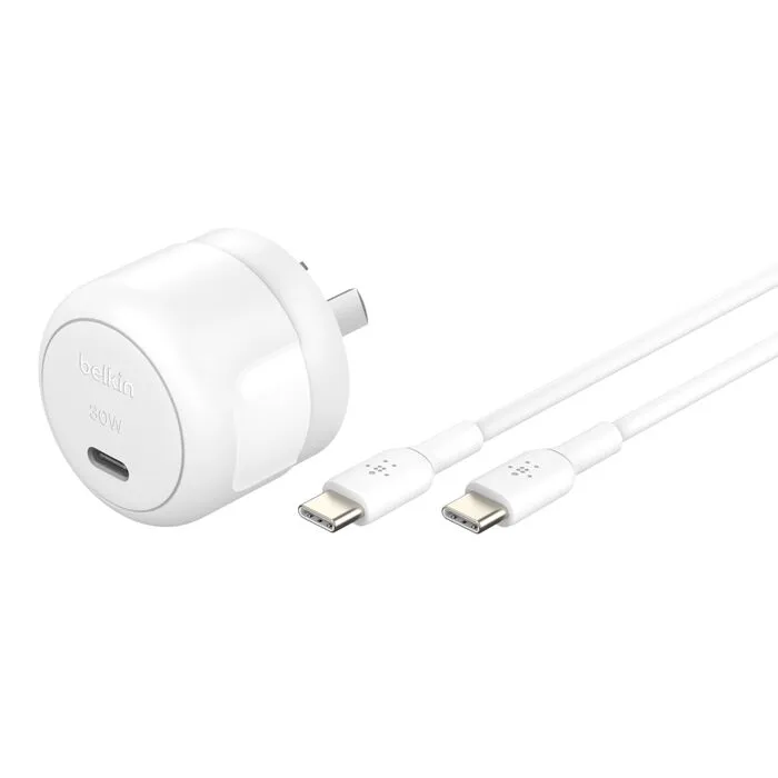 Belkin 45W USB-C Wall Charger with USB-C Cable – Fast Charging Adapter - Image 2