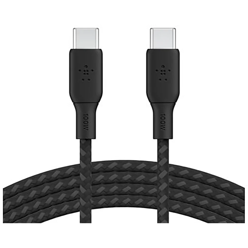 Belkin Braided USB-C Cable 3M Black - Image 3