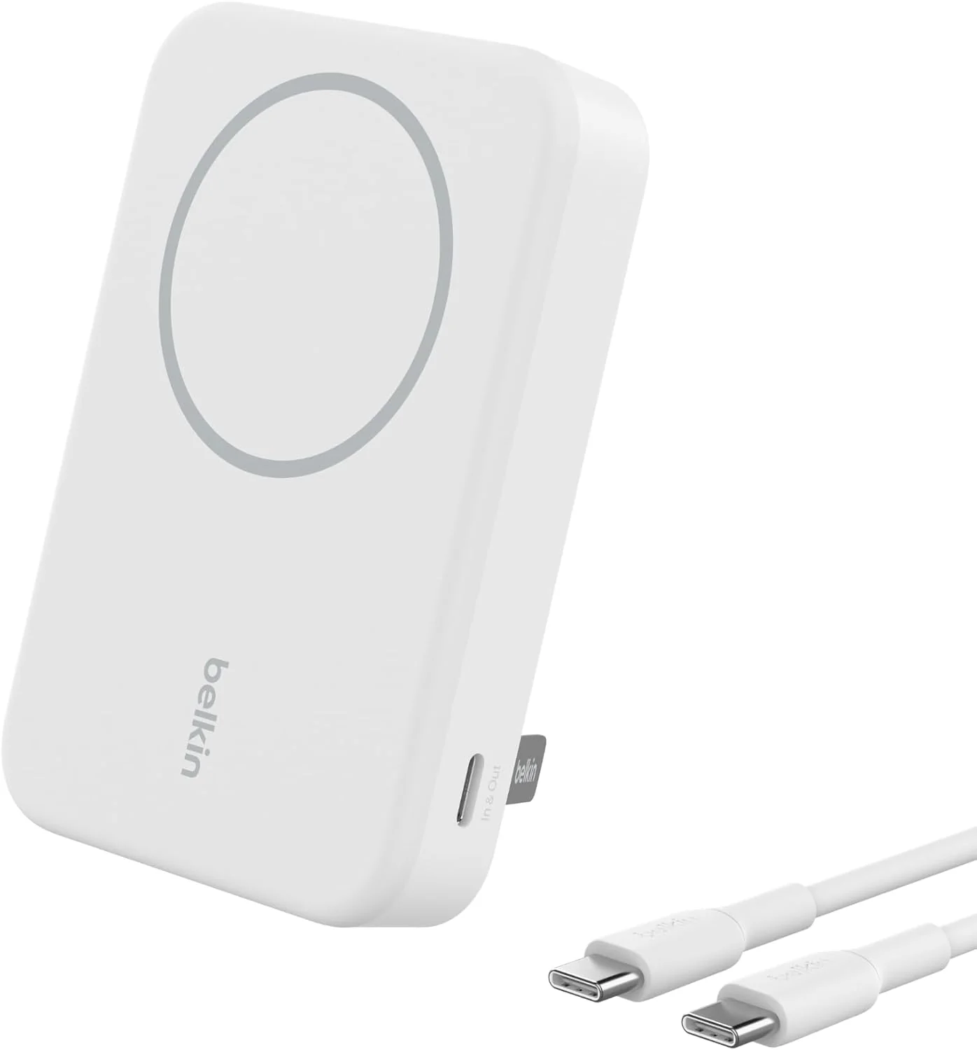 Belkin Magnetic Wireless Power Bank 10000mAh 15W with Stand – White