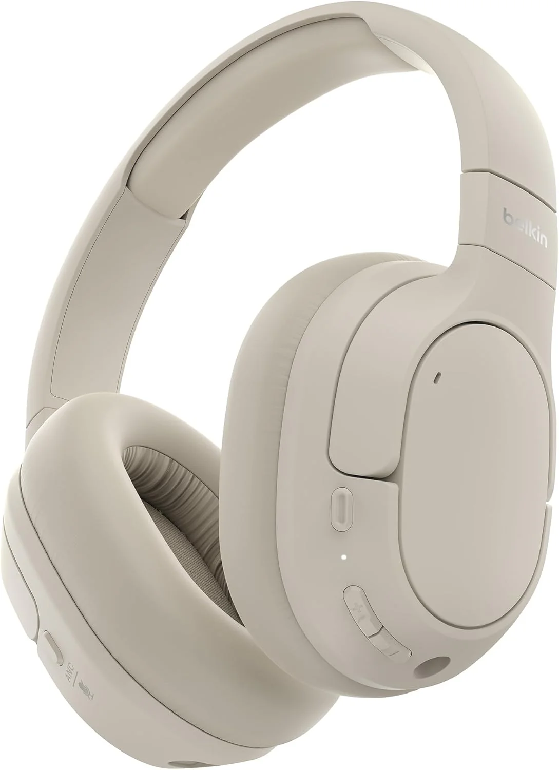 Belkin SoundForm Isolate Noise Cancelling Wireless Headphones – White