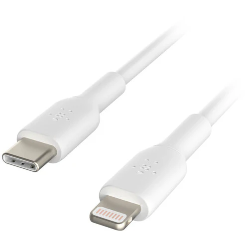 Belkin USB-C to Lightning Fast Charging Cable 1M – Apple Compatible – White - Image 2