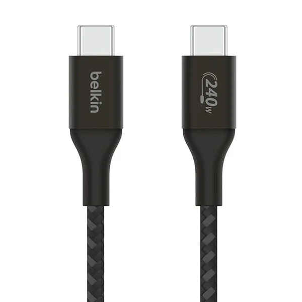 Belkin BoostCharge Double-Braided Nylon USB-C to USB-C Cable 1M Black