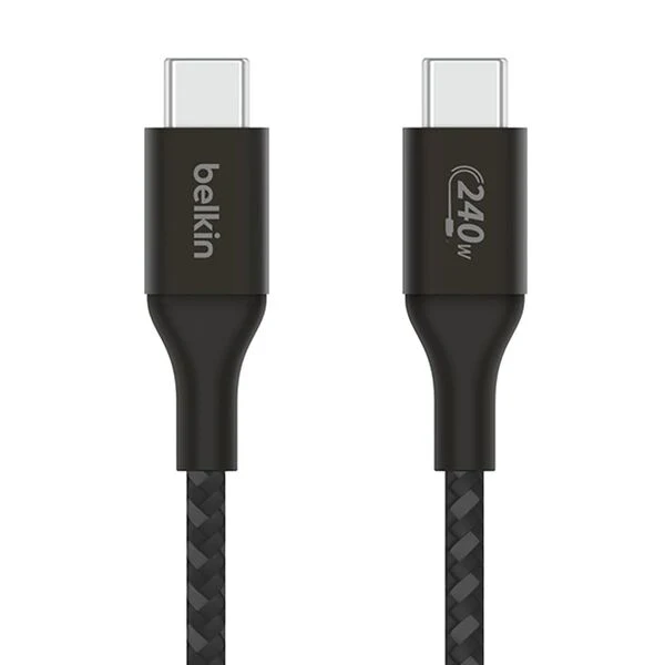 Belkin BoostCharge Double-Braided Nylon USB-C to USB-C Cable 2M Black