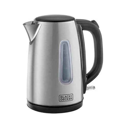 Black + Decker 1.7 Litre Concealed Coil Stainless Steel Kettle, Silver - Jc450-B5