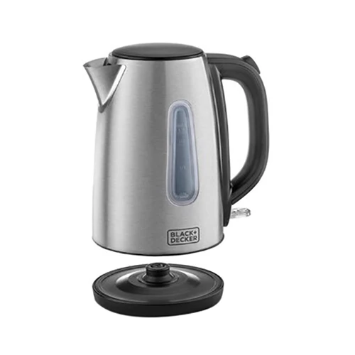 Black + Decker 1.7 Litre Concealed Coil Stainless Steel Kettle, Silver - Jc450-B5 - Image 2