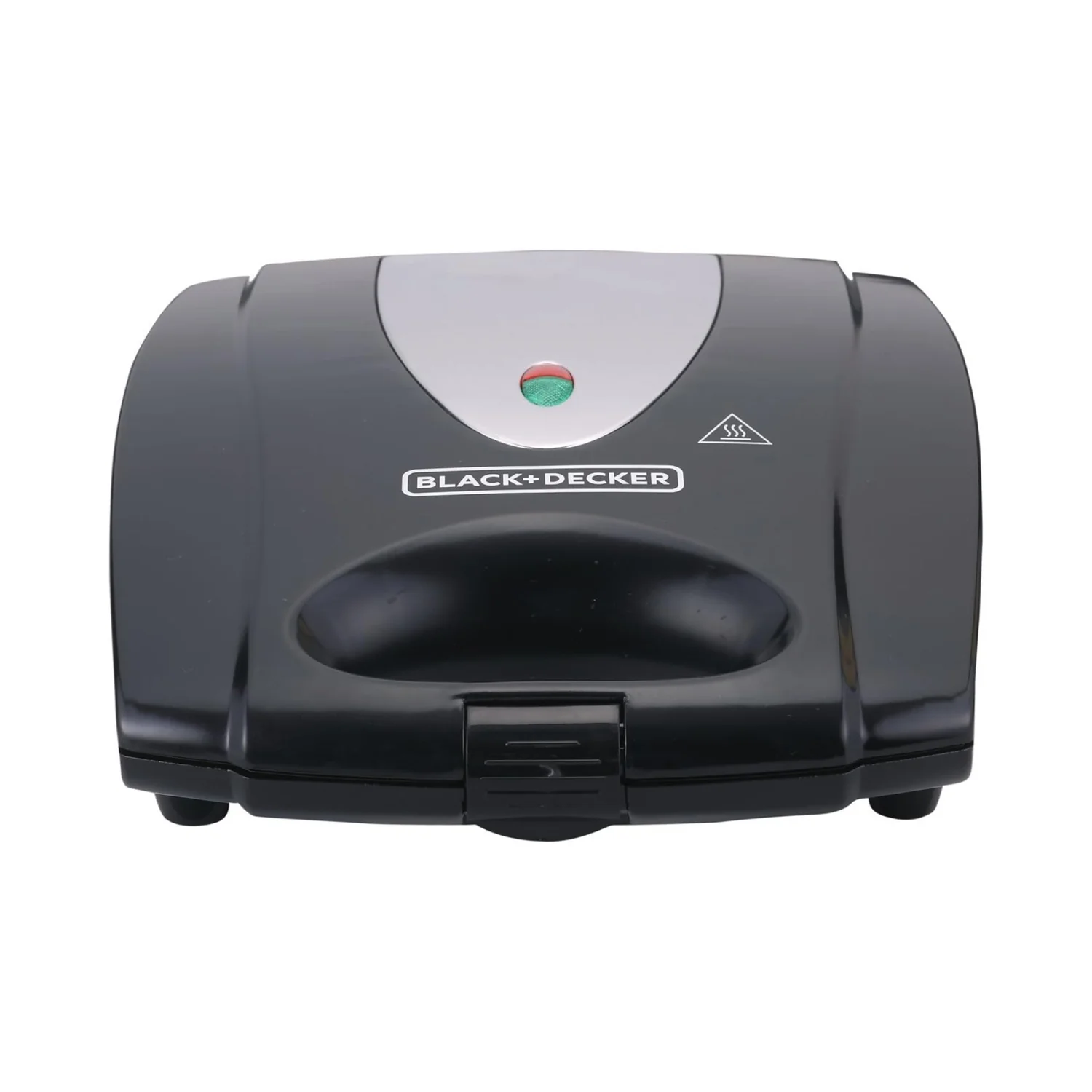 Black + Decker 1400W Sandwich Maker 4 Slot, Non-Stick Interchangable And Grill With Indicator Thermostat Control Ready to Cook Lights, For Easy Dishes TS4080-B5 - Image 2