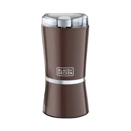 Black + Decker 150W 60g Coffee Grinder With SS Cup and Blade for Finer and Controlled Output, Makes Food Preparation Quick and Easy CBM4-B5