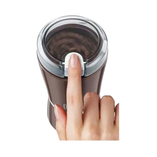 Black + Decker 150W 60g Coffee Grinder With SS Cup and Blade for Finer and Controlled Output, Makes Food Preparation Quick and Easy CBM4-B5 - Image 2