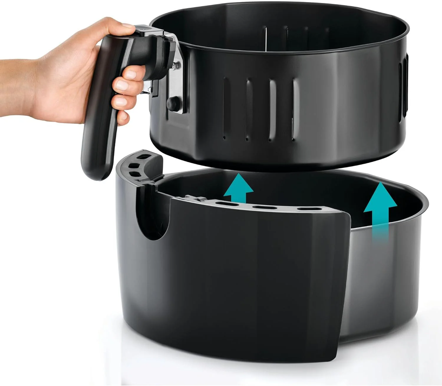 Black + Decker 13-in-1 Air Fryer , Digital Aero Fry, 1500 Watt, 60 Mins Timer, From 80 to 200 Degree Celsius, Black, AF4037-B5 - Image 6