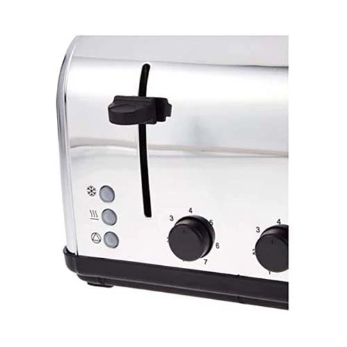 Black + Decker 4-Slice Bread Toaster 1800W - Image 4
